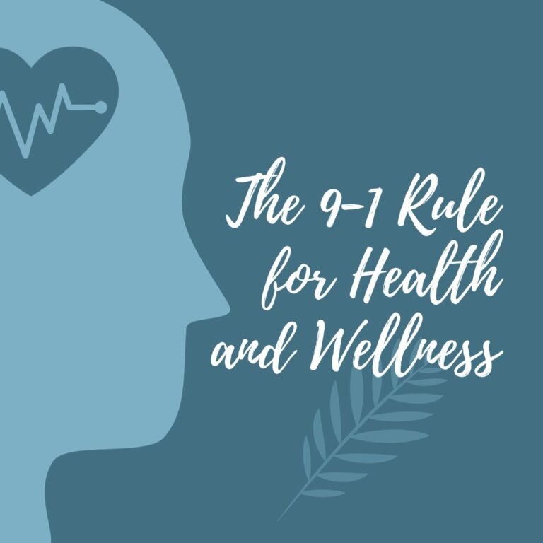 The 9-1 Rule: Your Ultimate Guide to Lifelong Health and Wellness
