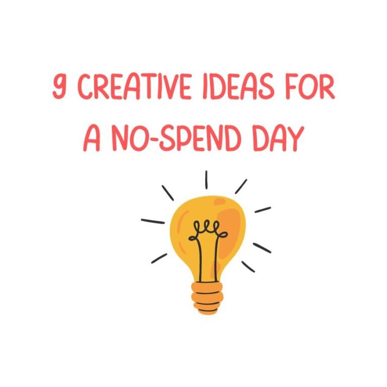 9 Ways to Make the Most of a No-Spend Day