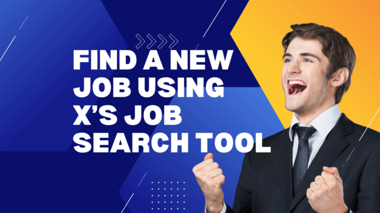 Find a New Job using X’s Job Search Tool