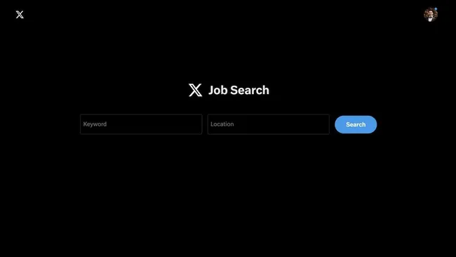 X’s Job Search Tool
